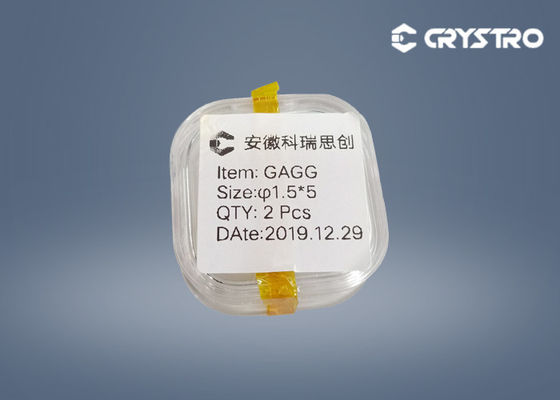 No Self Radiation φ1.5x5mm Cerium Doped GAGG Rods High Density