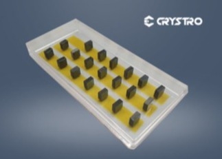 Crystro 3x3 Nd YAG Laser Crystal For Building Laser Marking Marker