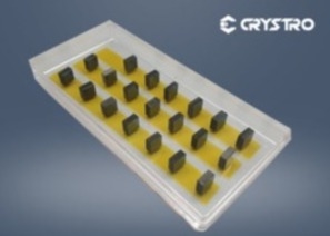 Crystro Nd Y3Al5O12 NdYAG Single Crystal 3*3 For Building Laser Marker