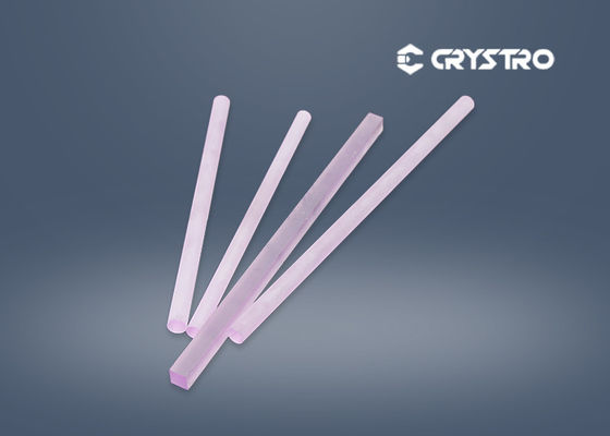 8*185mm Yttrium Aluminum Garnet Laser Rods Nd YAG Crystal