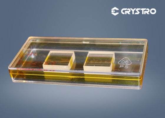 Dia 28*28*6 Single Crystal TGG Blocks Synthetic Terbium Gallium Garnet