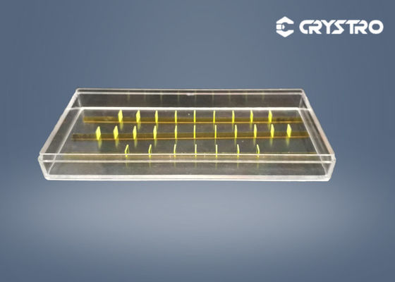 Medical Scanning Systems 5*5*0.3mm LUAG(Ce) Scintillation Crystal Material