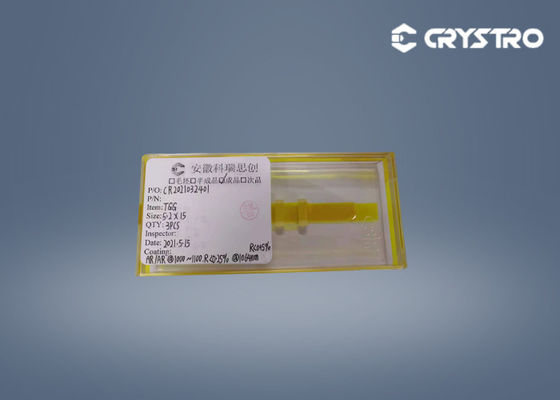 Dia5.2*15mm Terbium Gallium Garnet Crystal For Optical Isolator Device
