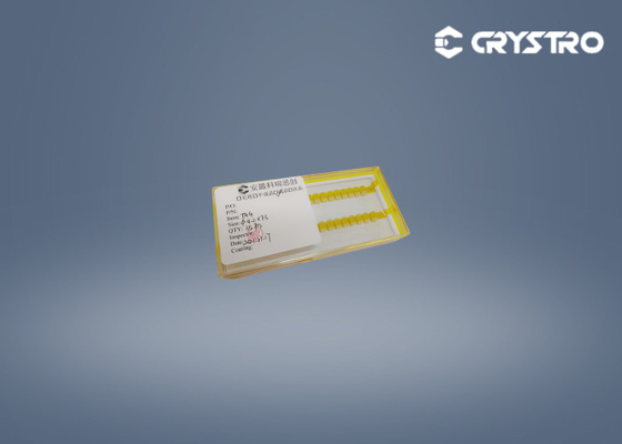 Faraday Crystal TGG Crystal For Optical Isolators D4.2x7.5mm